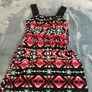 Tribal print maxi dress